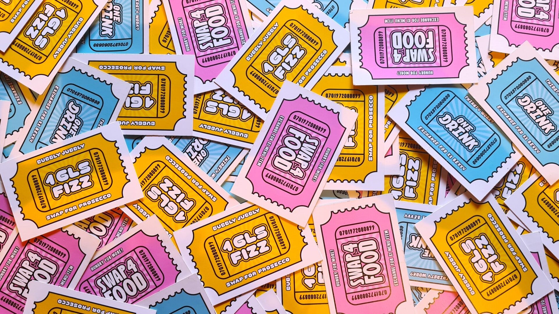 fayre play food and drink tokens